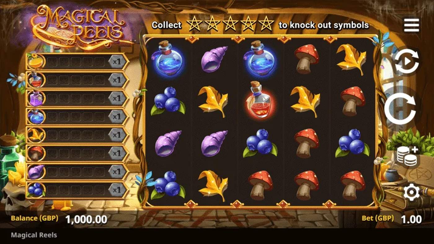 Magical Reels: image of main menu