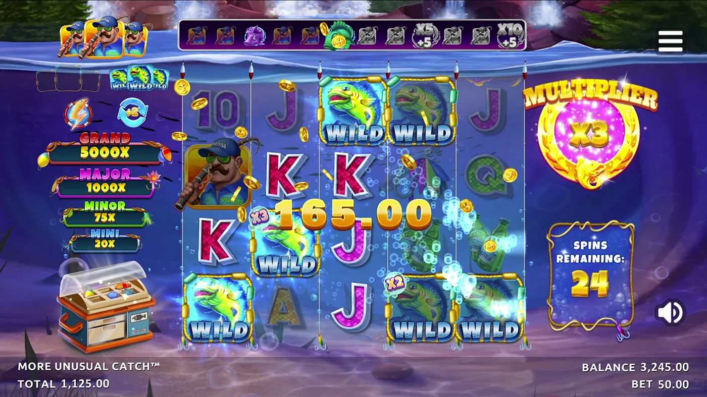 More Unusual Catch: image of winning