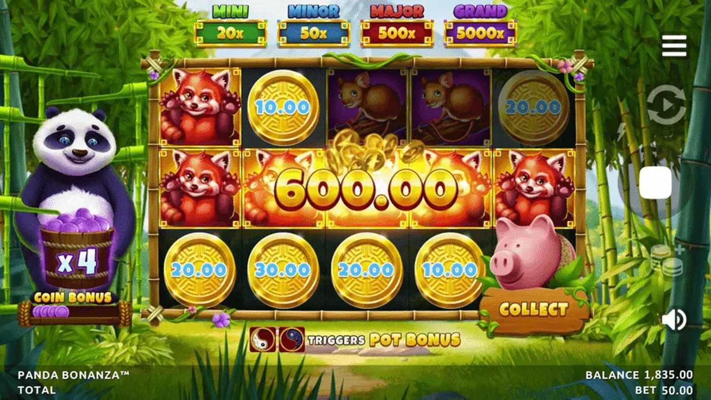 Panda Bonanza: image of winning