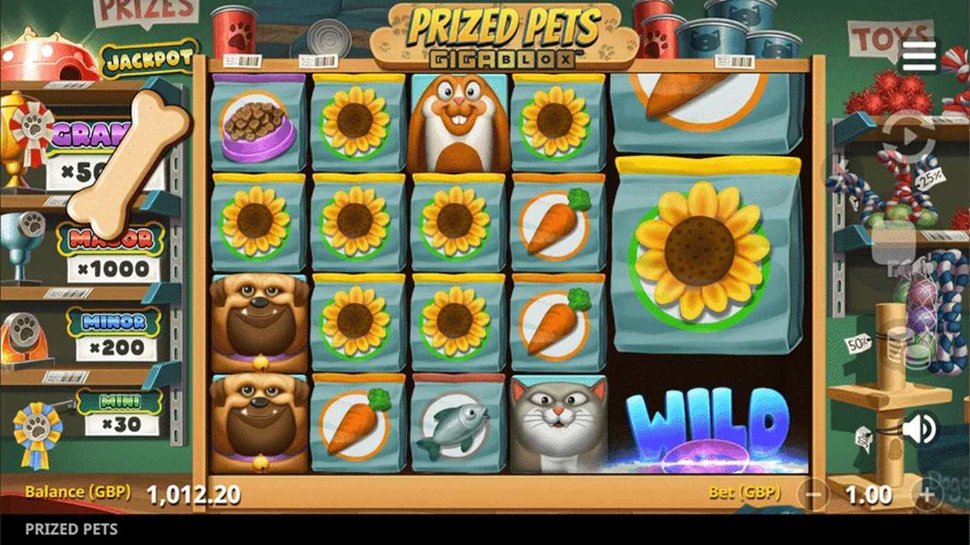 Prized Pets: image of main menu