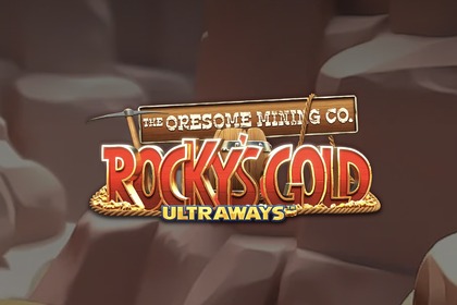 Rocky’s Gold Ultraways Online Slot Logo