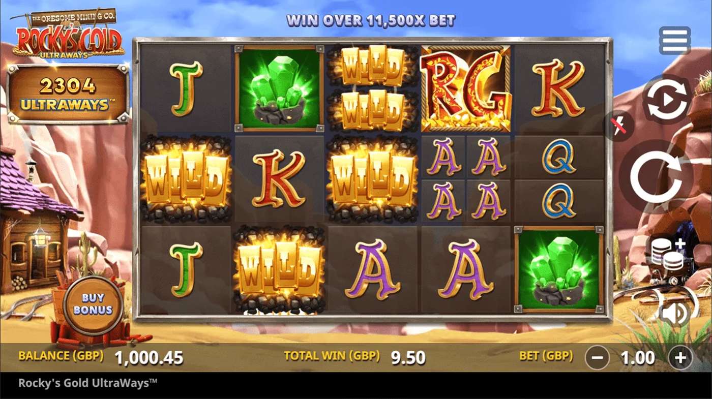 Rocky’s Gold Ultraways: image of winning