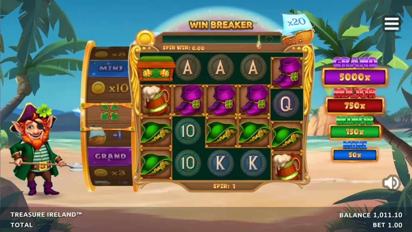 Treasure Ireland: image of main menu