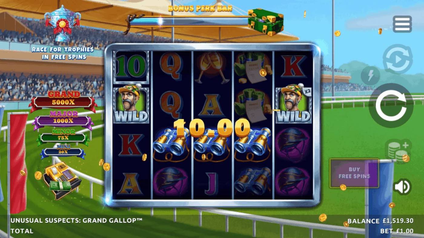 Unusual Suspects Grand Gallop: image of winning