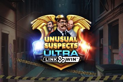 Unusual Suspects Ultra LINK&WIN Online Slot Logo