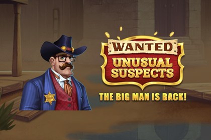 Wanted Unusual Suspects Online Slot Logo