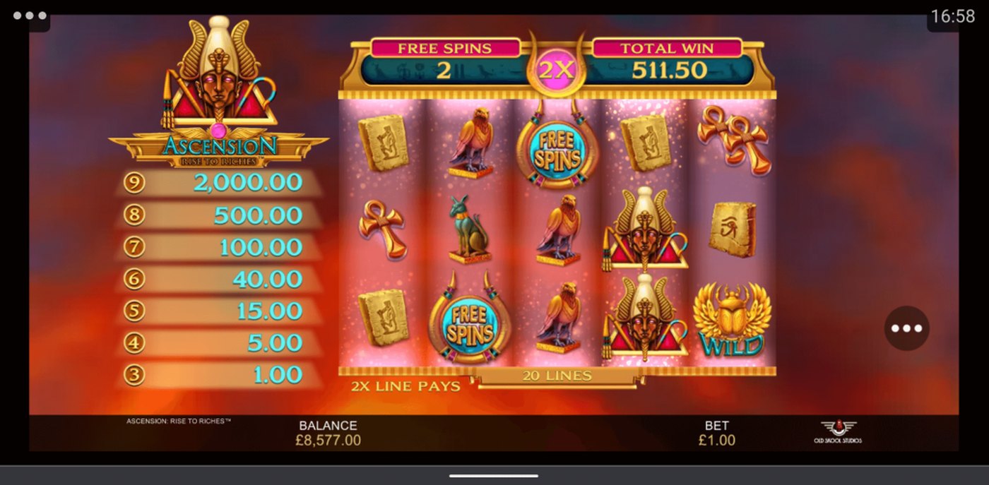 Ascension Rise to Riches: image of winning