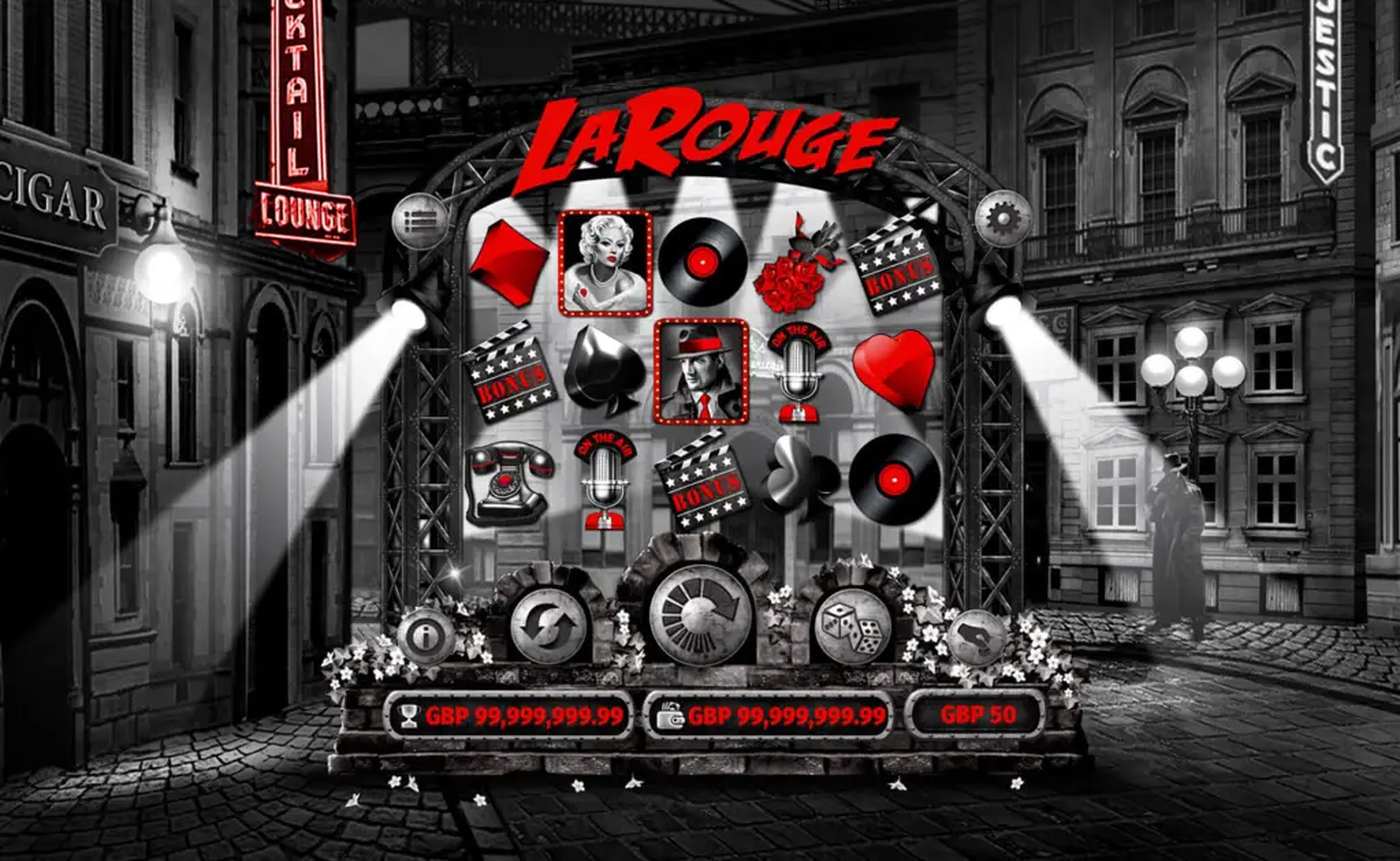 La Rouge: image of main menu