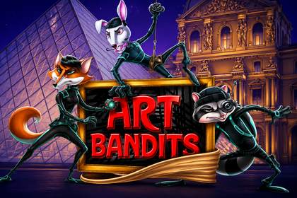Art Bandits Online Slot Logo