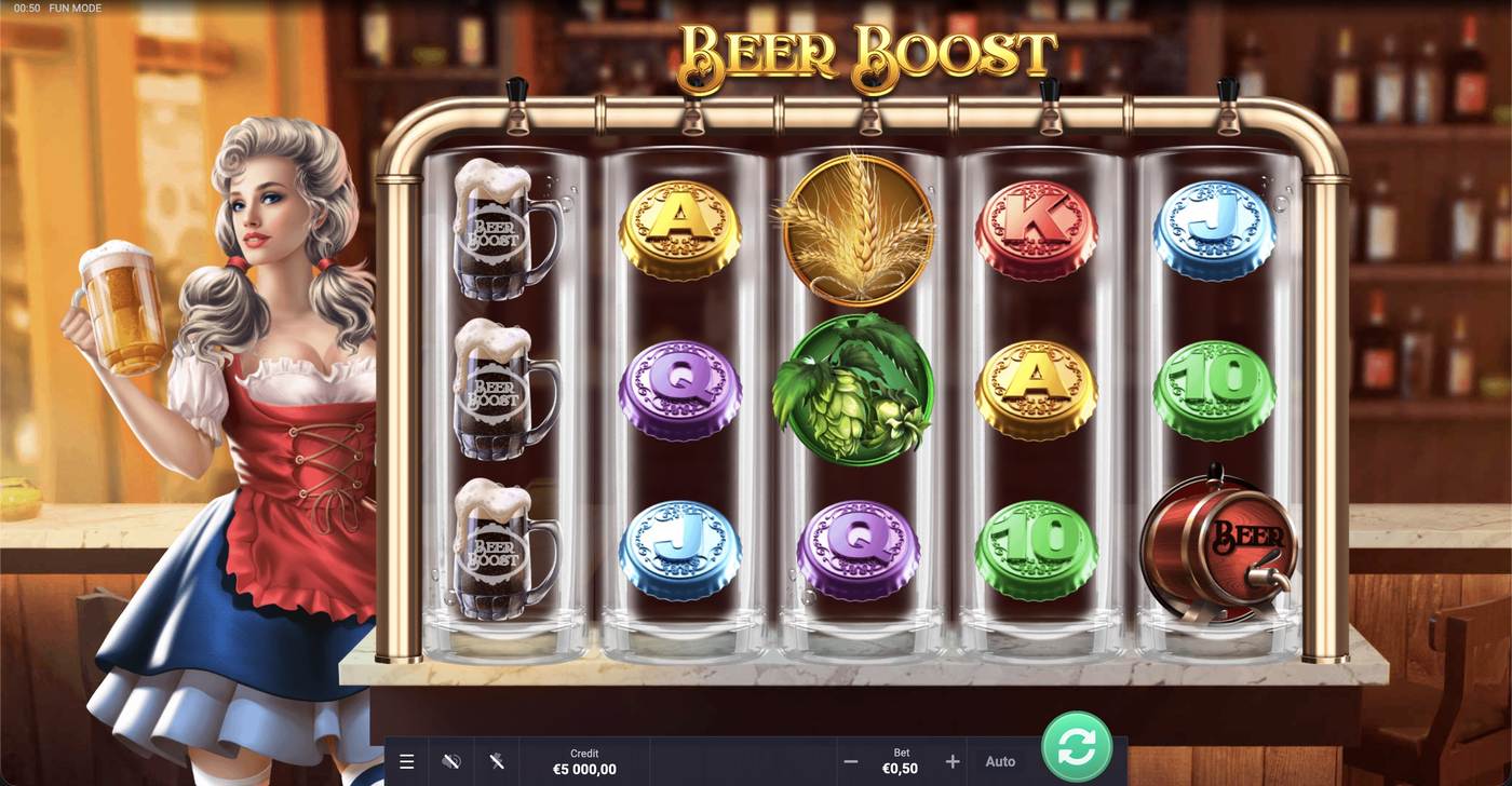 Beer Boost: image of main menu
