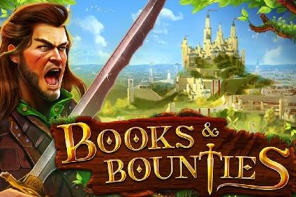 Books and Bounties Online Slot Logo