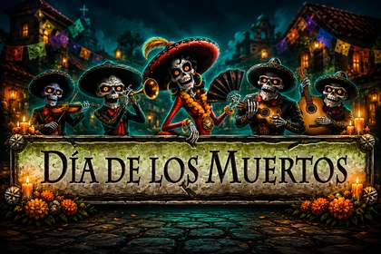 Dia de los Muertos (Oryx) Online Slot Logo