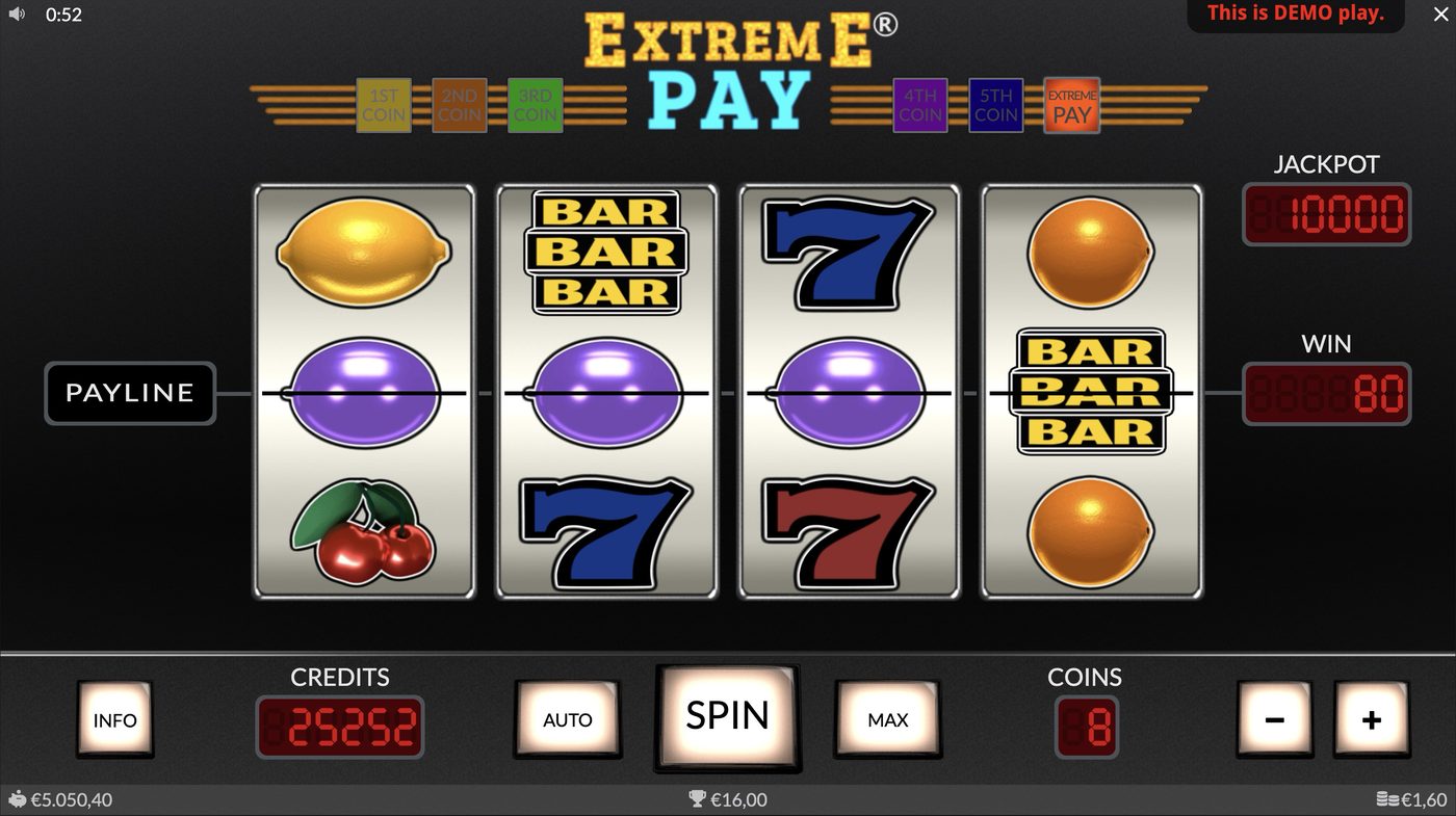 Extreme Pay: image of winning