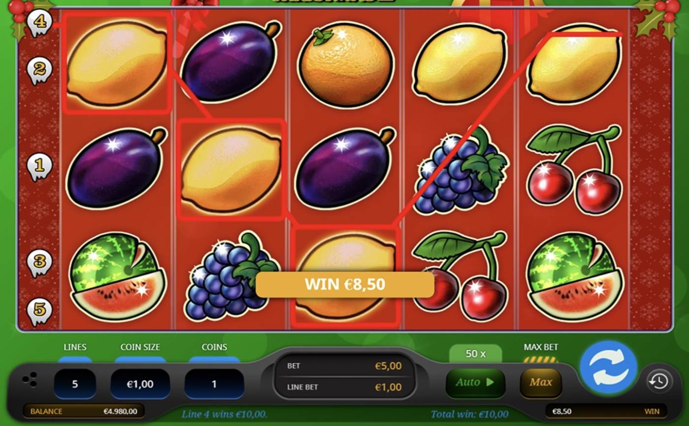 Golden 7 Christmas: image of main menu