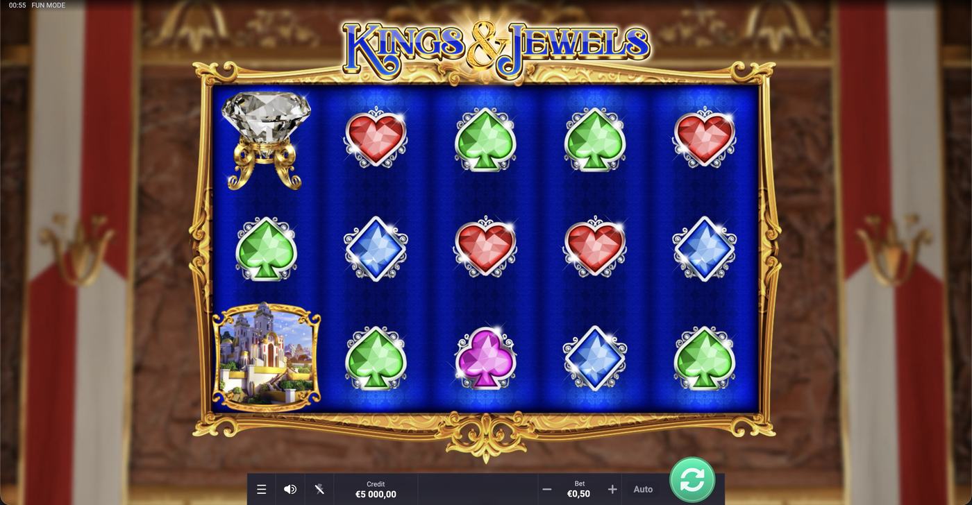 Kings and Jewels: image of main menu