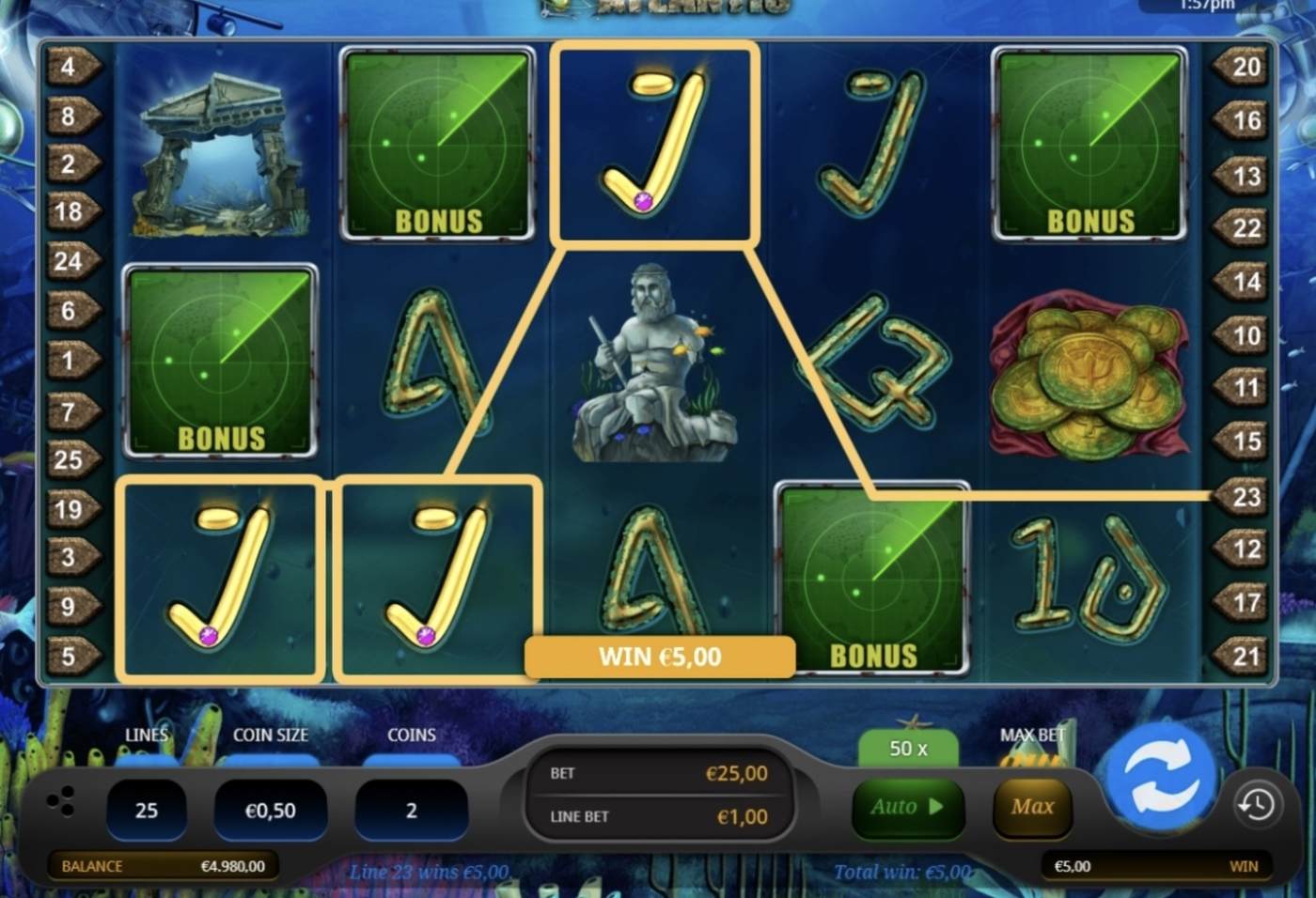 Mission: Atlantis: image of winning