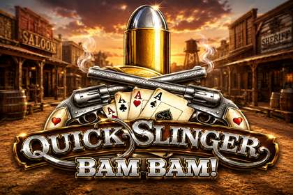 Quick Slinger Bam Bam! Online Slot Logo