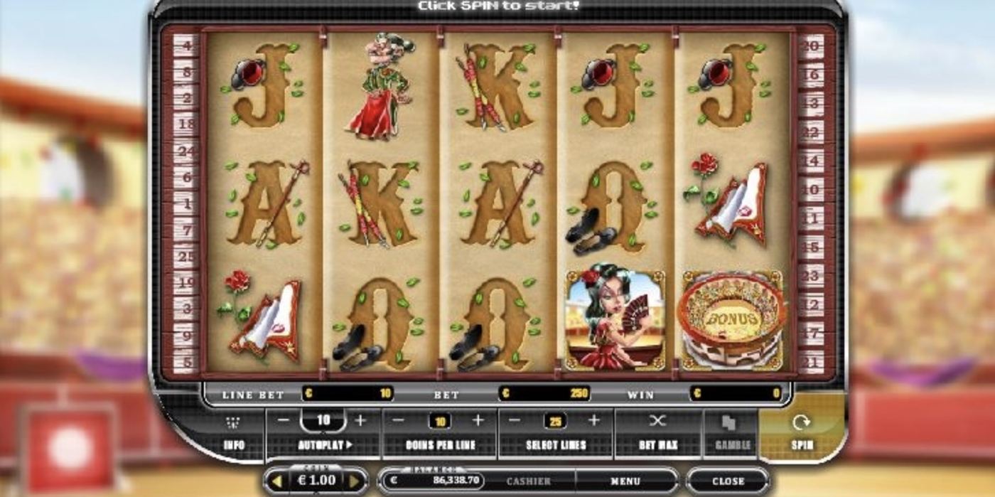 Red Corrida: image of main menu