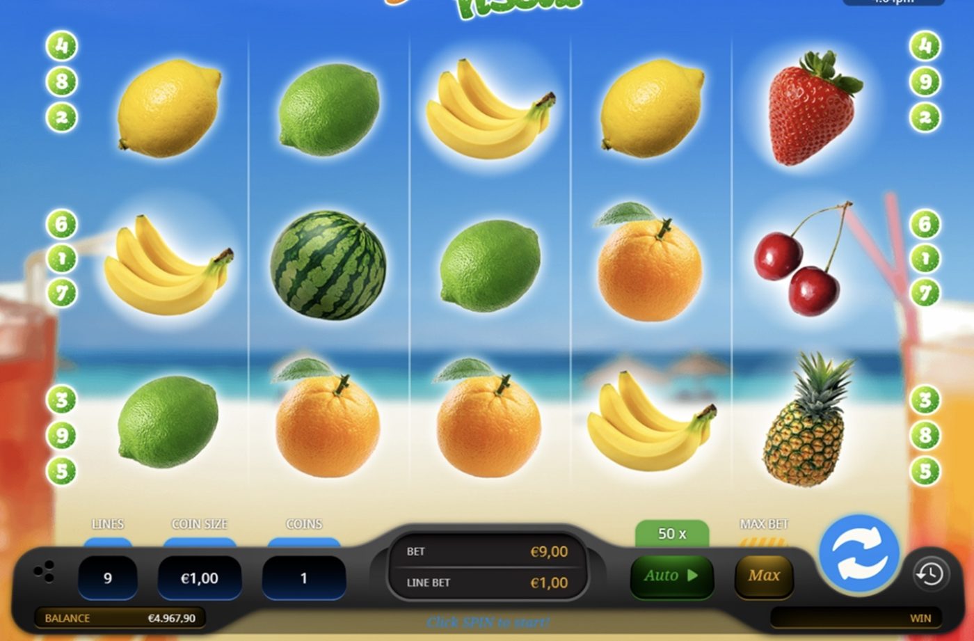 Sweet n' Sour: image of main menu