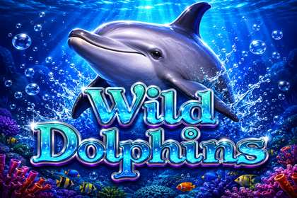 Wild Dolphins Online Slot Logo