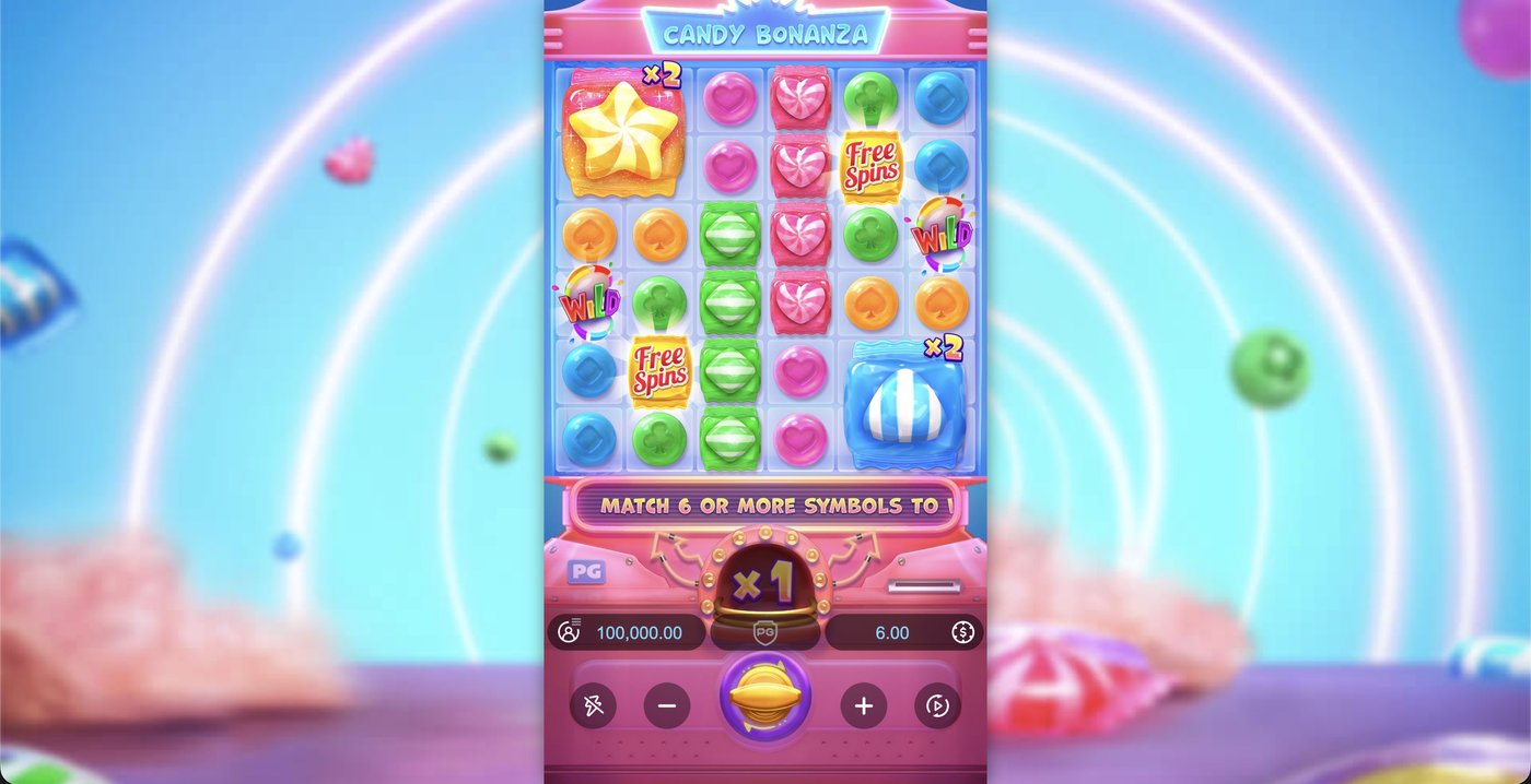 Candy Bonanza: image of main menu