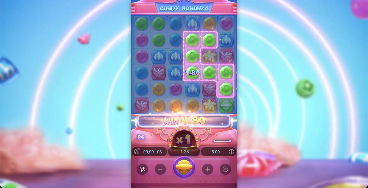 Candy Bonanza: image of winning