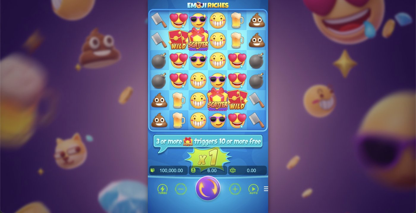 Emoji Riches: image of main menu