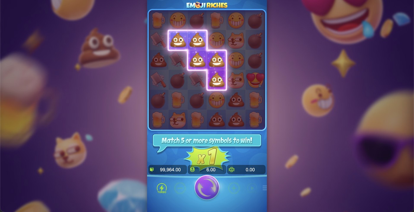Emoji Riches: image of winning