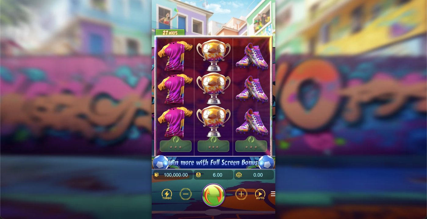 Futebol Fever: image of main menu