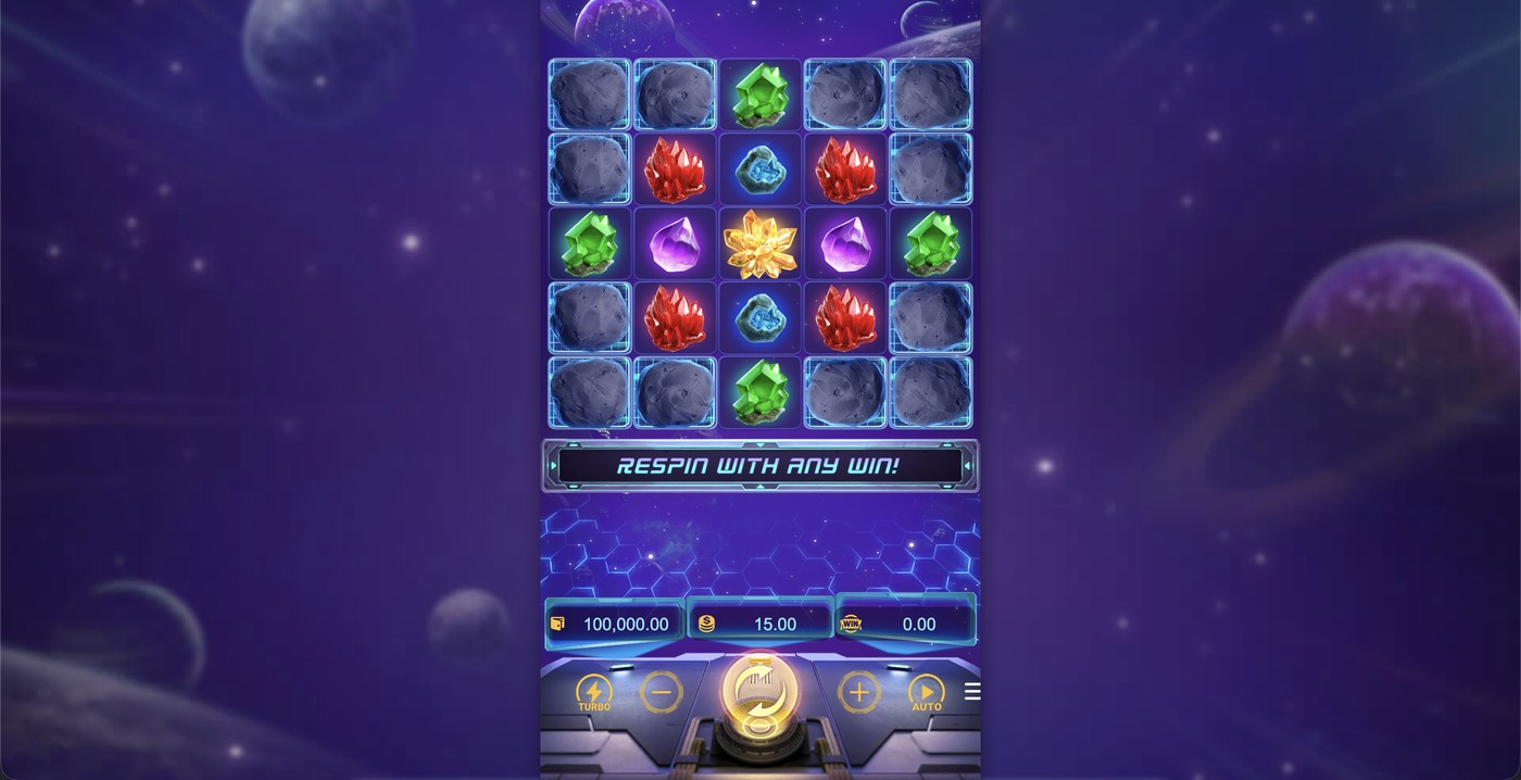 Galactic Gems: image of main menu