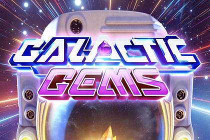 Galactic Gems Online Slot Logo