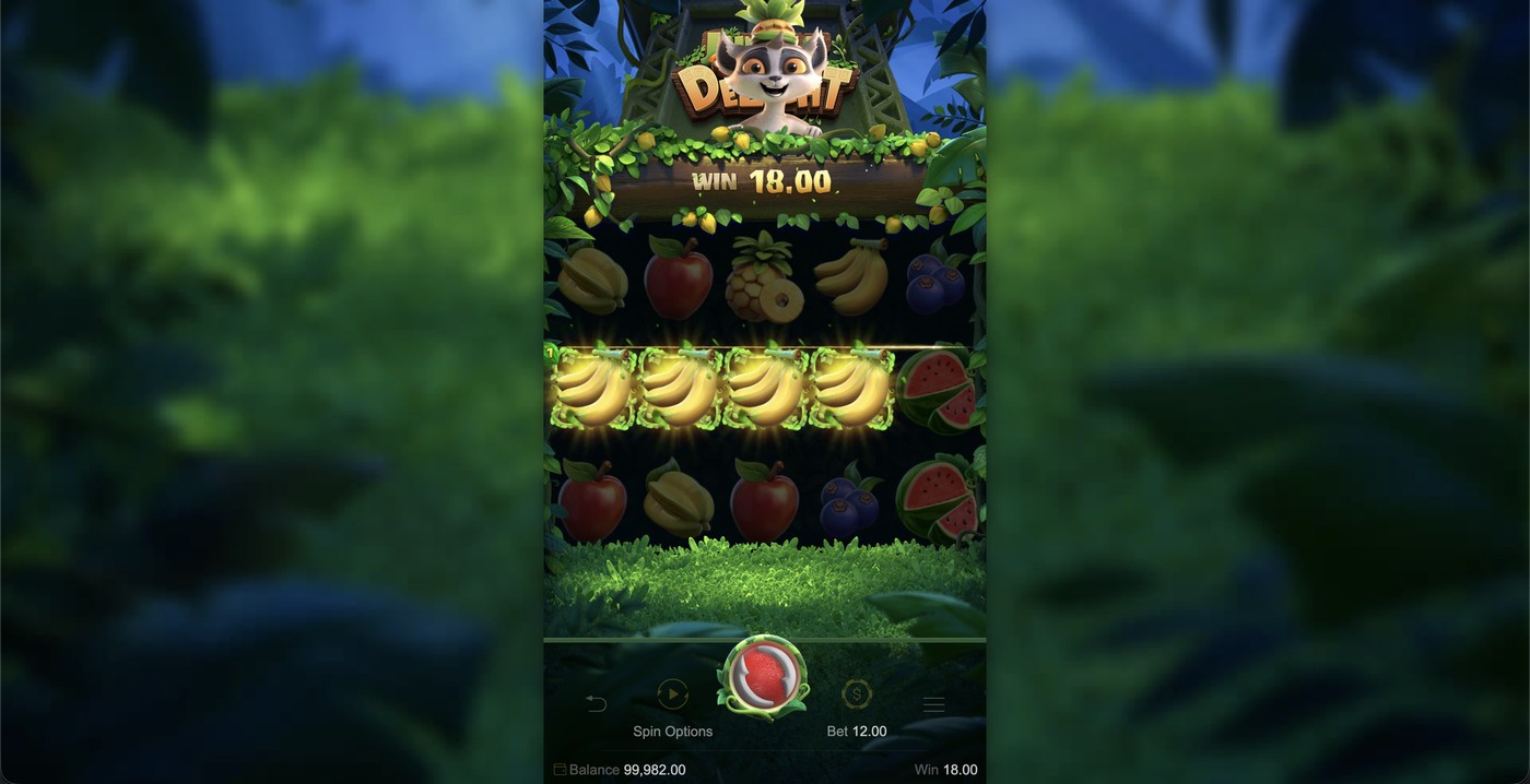 Jungle Delight: image of winning