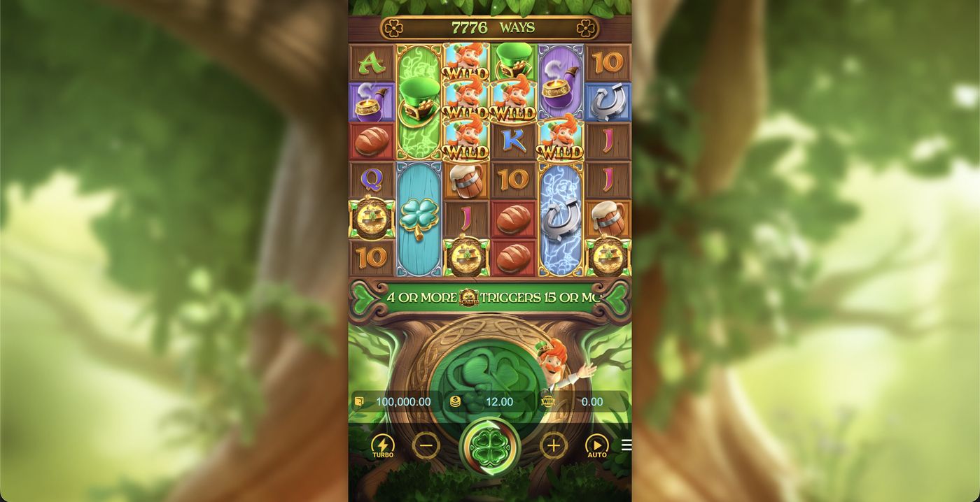 Leprechaun Riches: image of main menu