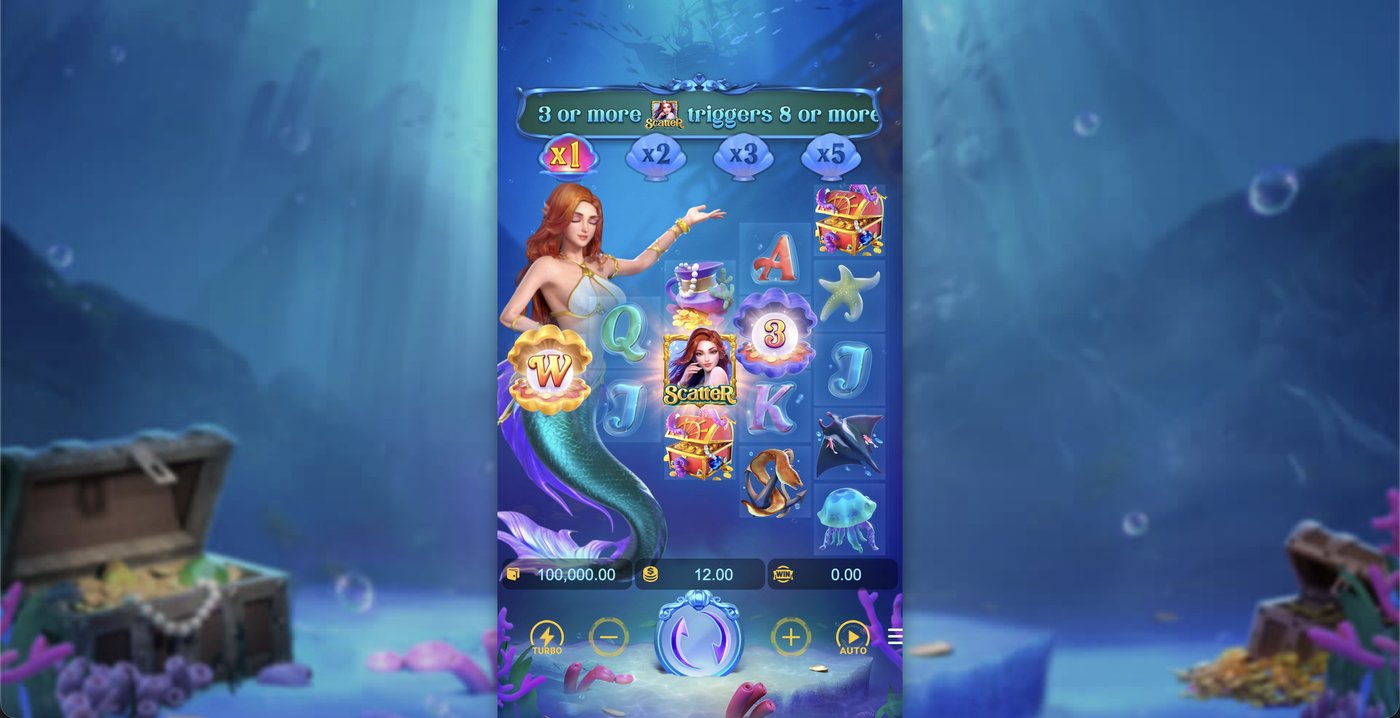 Mermaid Riches: image of main menu