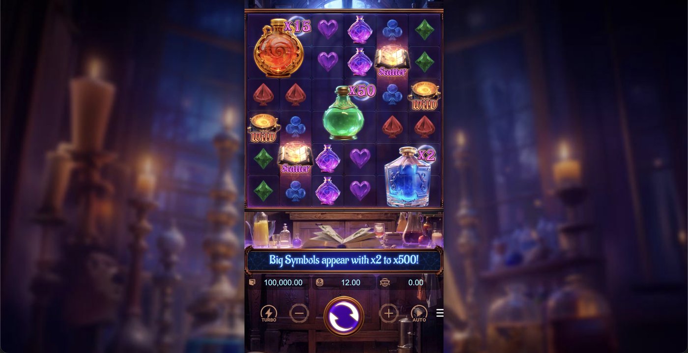 Mystic Potion: image of main menu