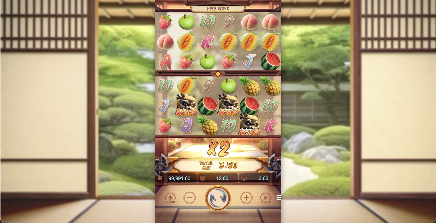 Ninja Raccoon Frenzy: image of winning