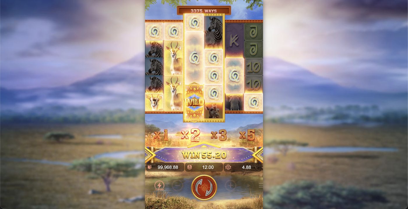 Safari Wilds: image of winning