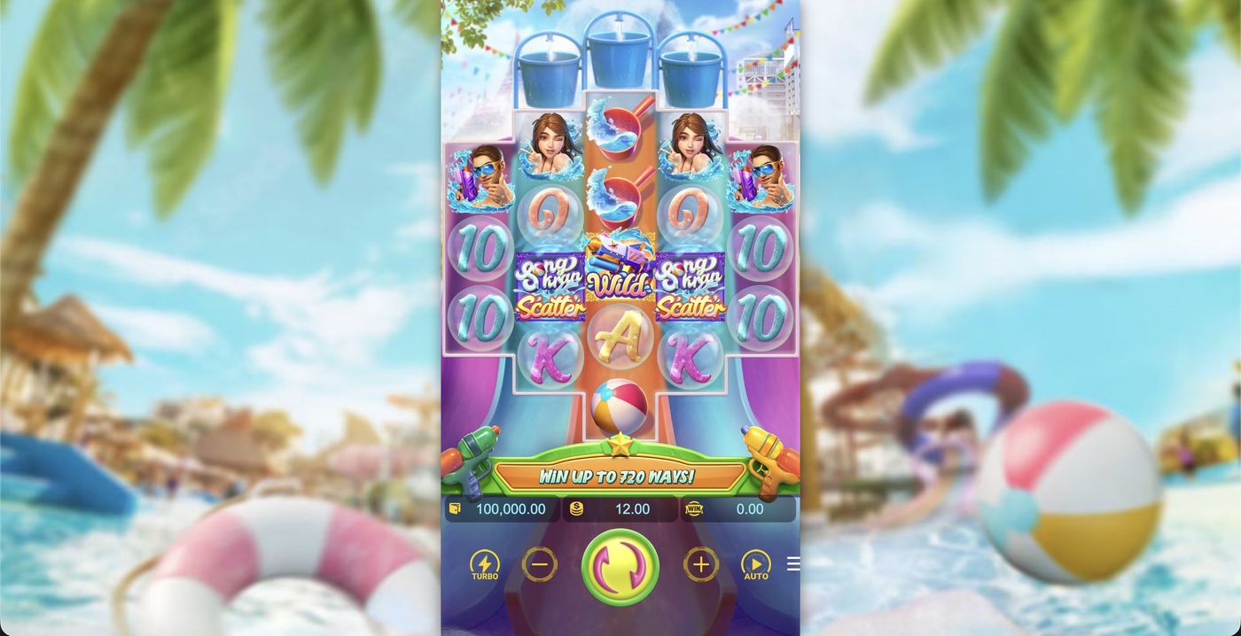 Songkran Splash: image of main menu