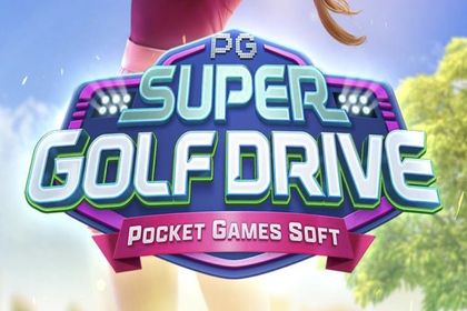 Super Golf Drive Online Slot Logo