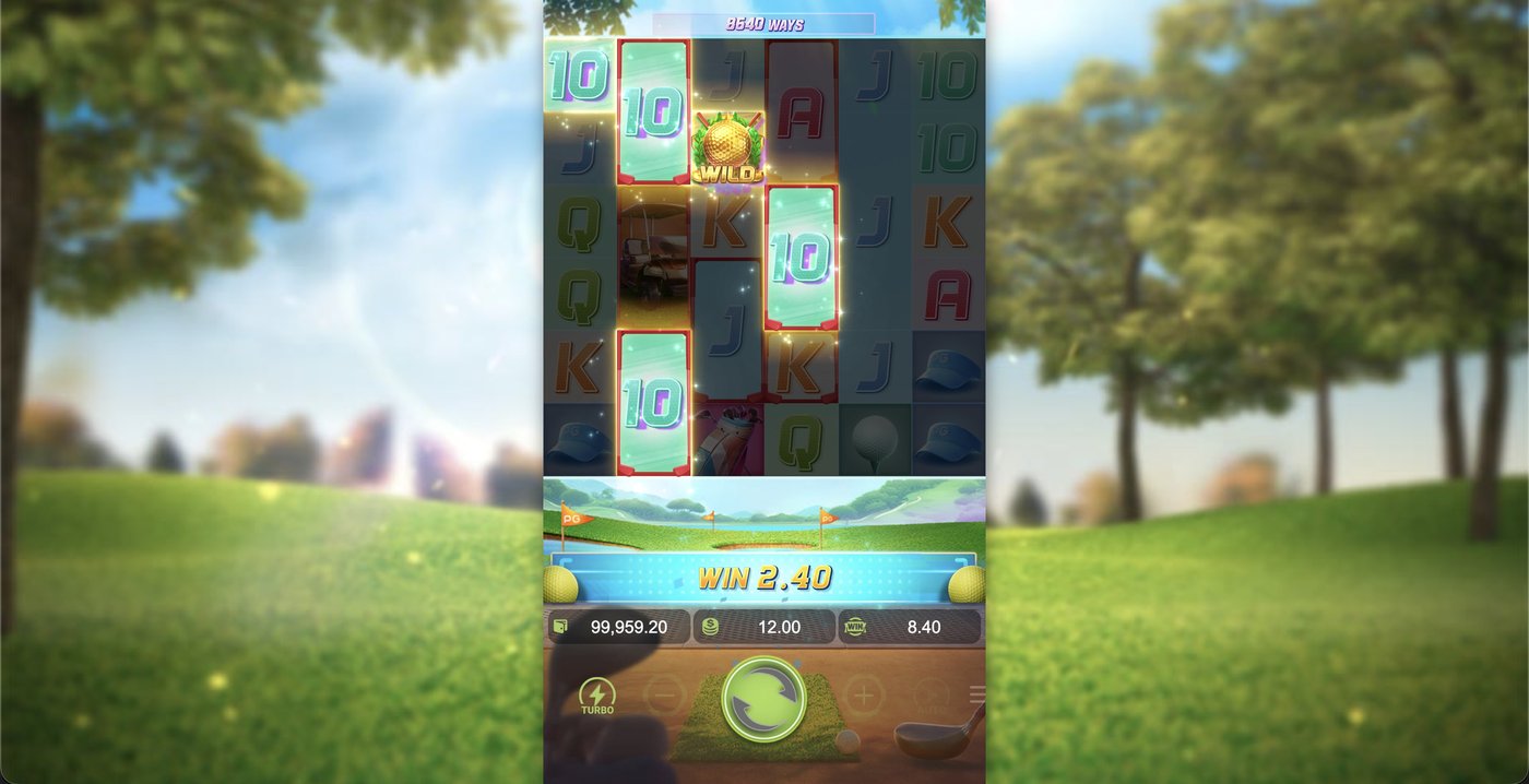 Super Golf Drive: image of winning
