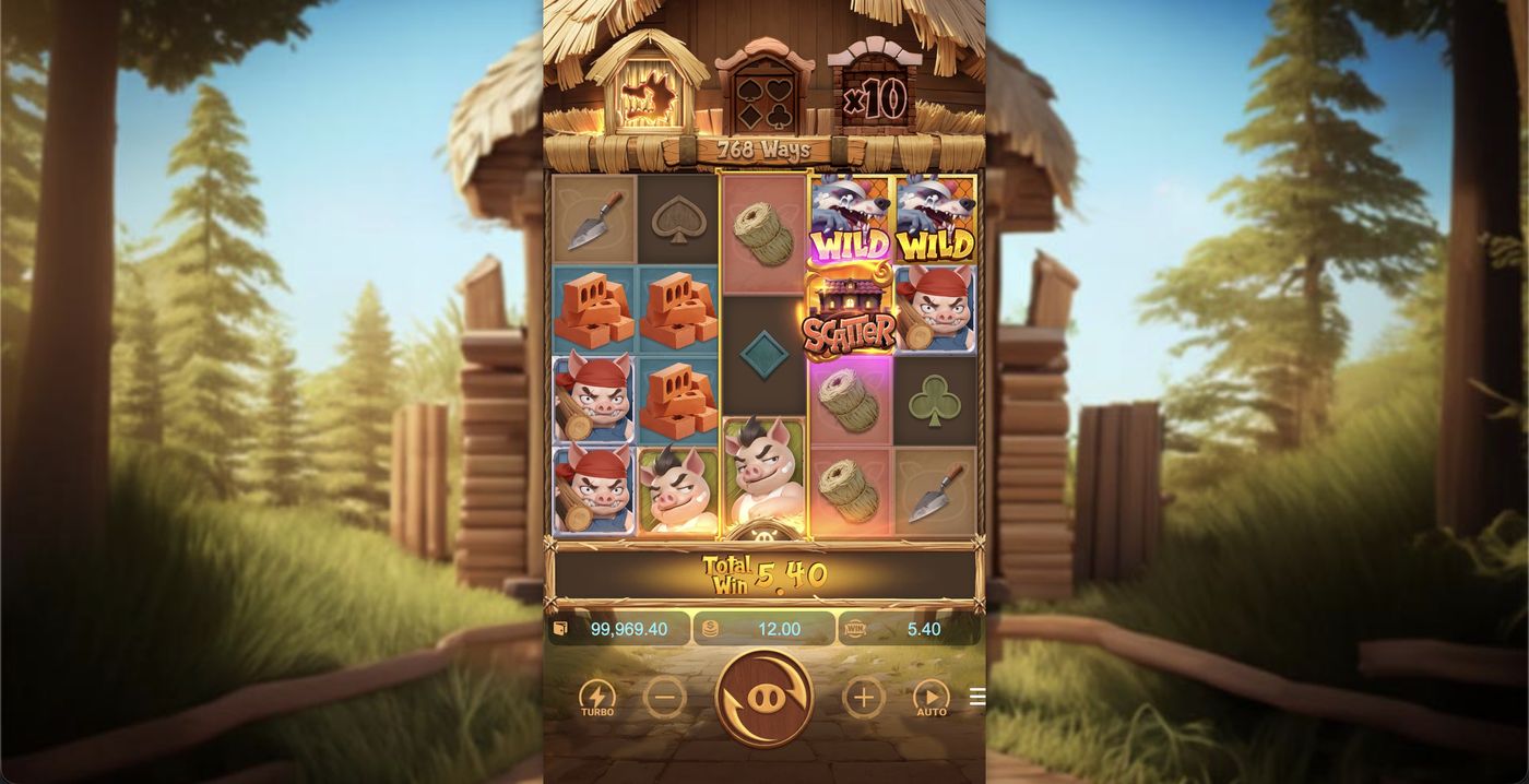 Three Crazy Piggies: image of winning