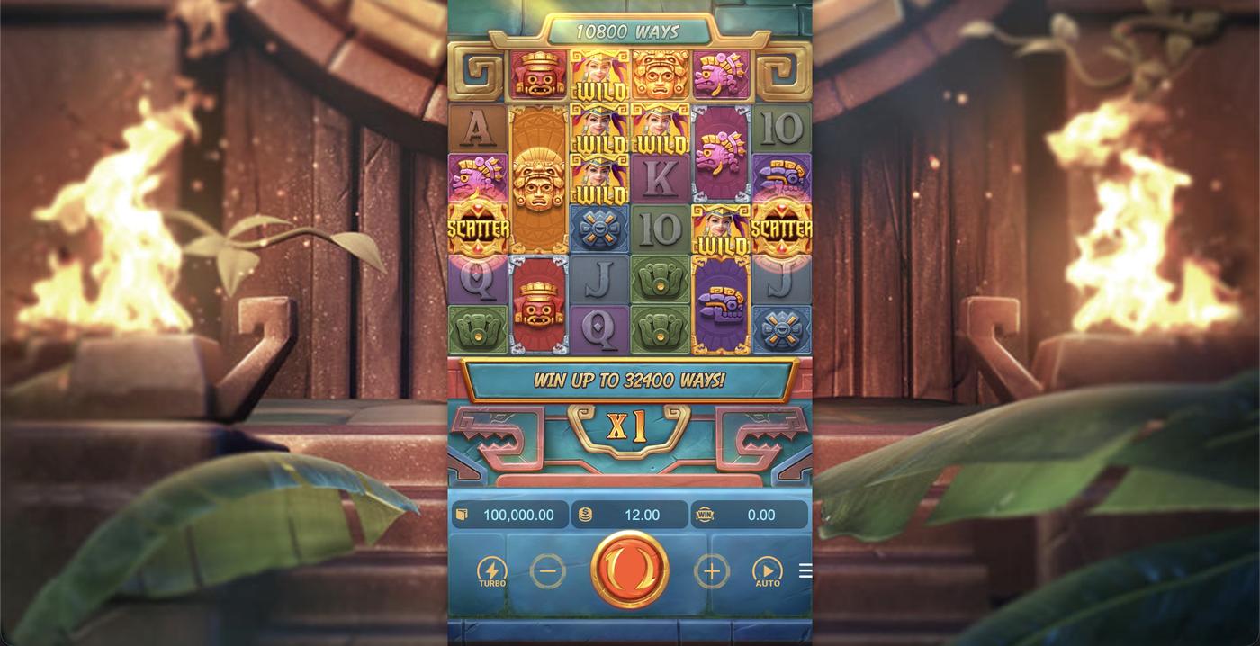 Treasures of Aztec: image of main menu