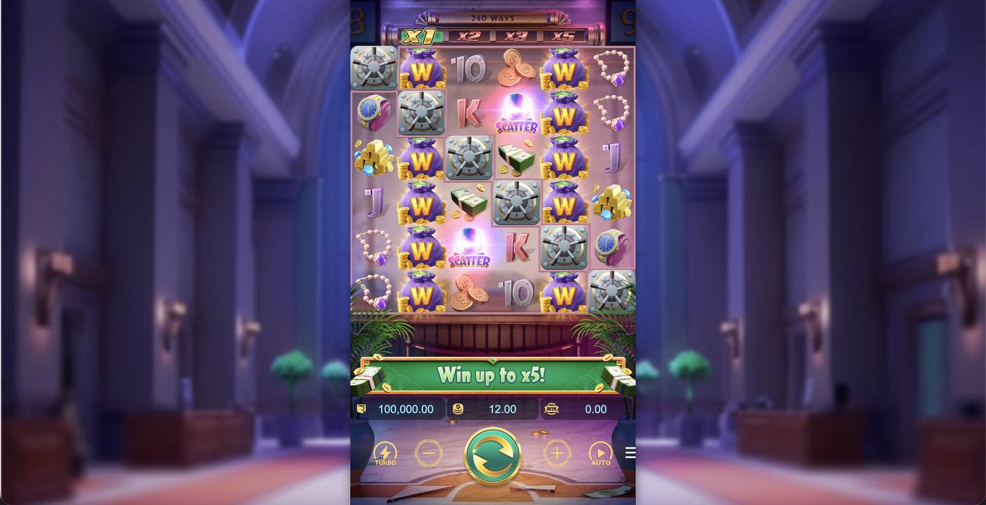 Wild Heist Cashout: image of main menu