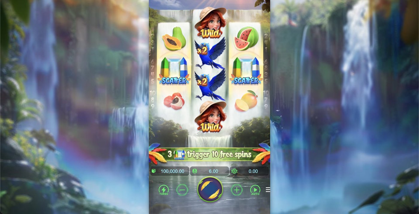 Wings of Iguazu: image of main menu