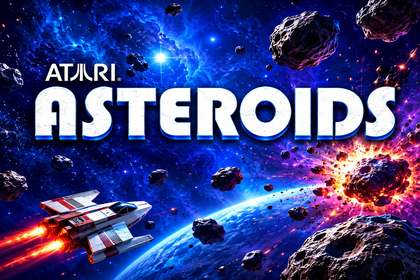 Asteroids Online Slot Logo