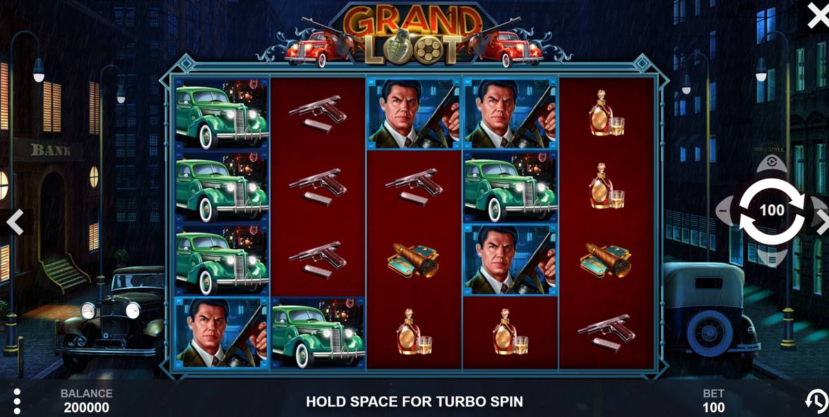 Grand Loot: image of main menu