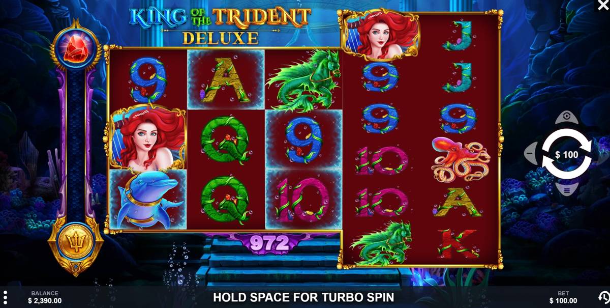 King of the Trident Deluxe: image of main menu