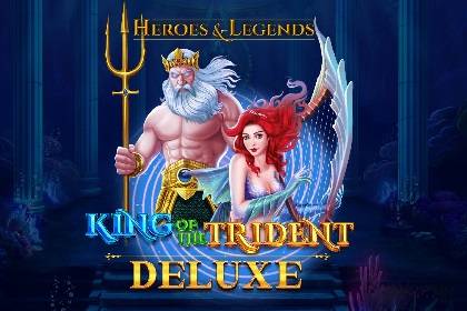 King of the Trident Deluxe Online Slot Logo