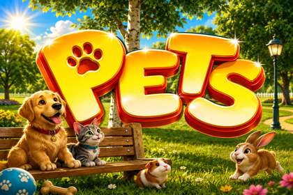 Pets Online Slot Logo