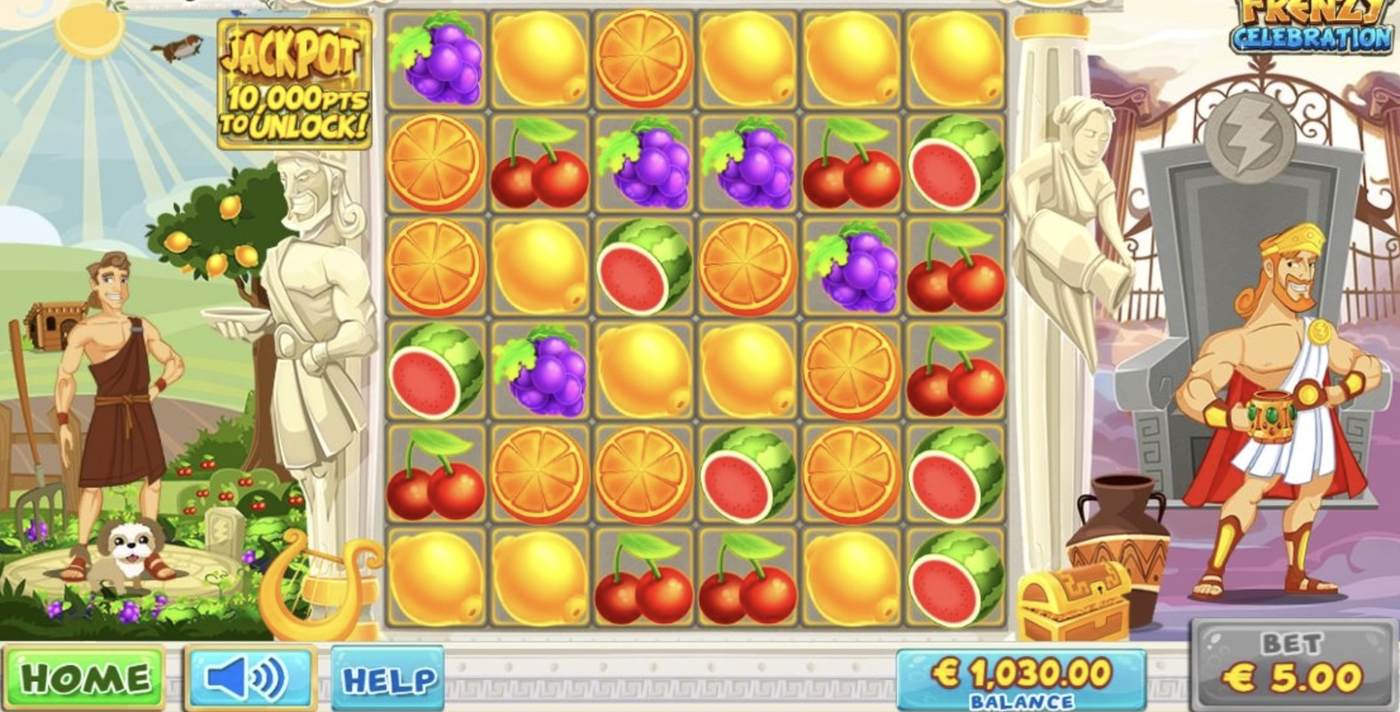 The Fruit Frenzy Celebration: image of main menu